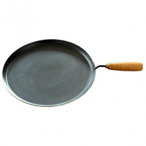 Iron Pan - Dosa / Chapati Pan with Wooden Handle